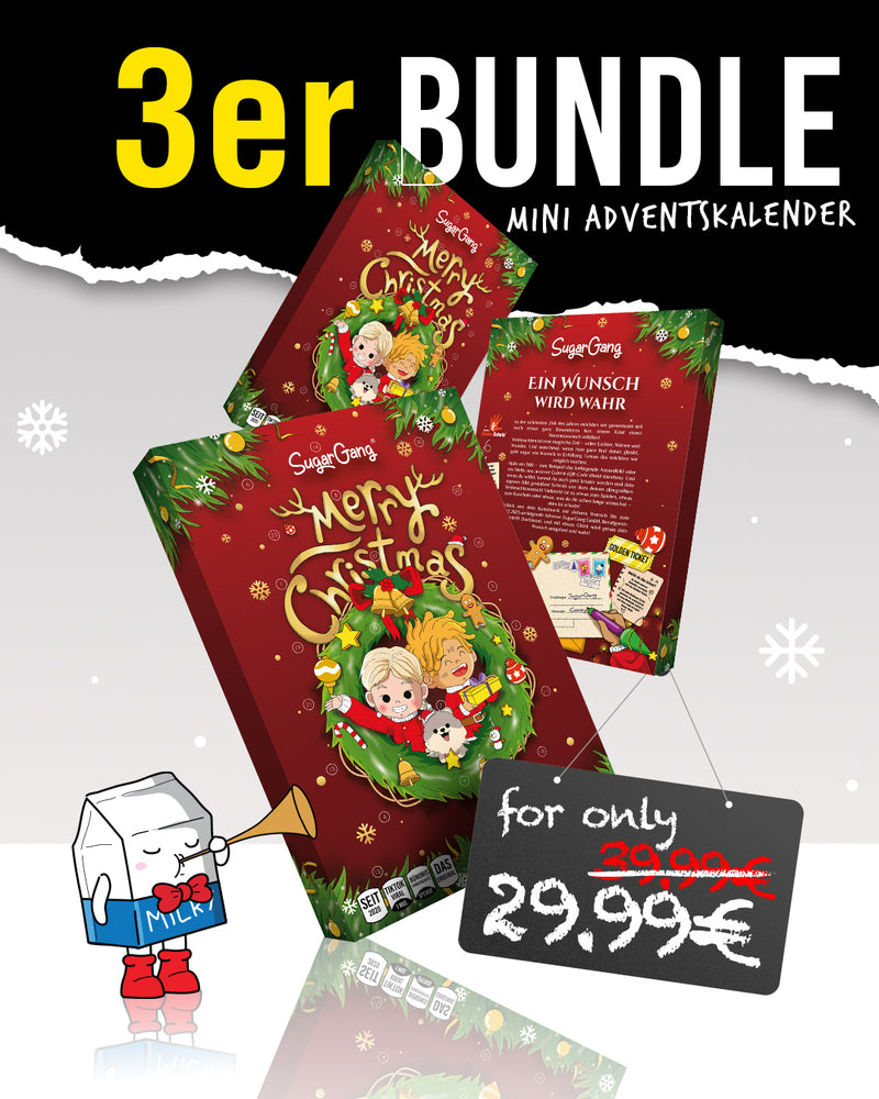 3er Spar Bundle - SugarGang Mini Adventskalender