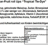 Fruit Roll-Ups Tropical Tie-Dye 112g