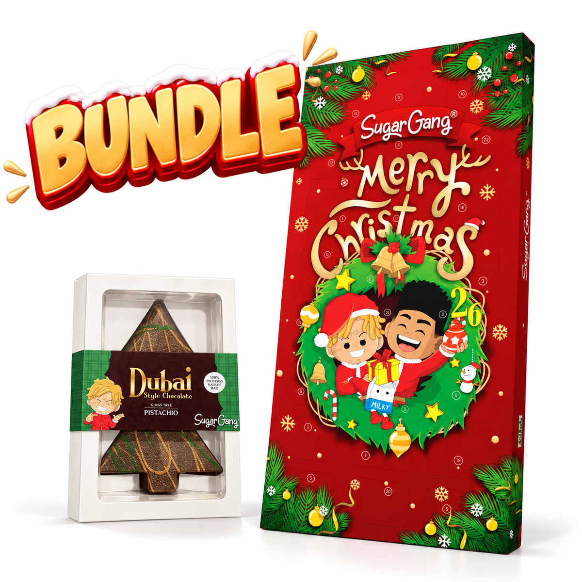 Bundle XXL Kalender + Dubai Style Xmas Tree 145g