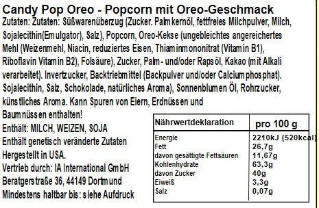 Candy Pop Oreo Popcorn 28g