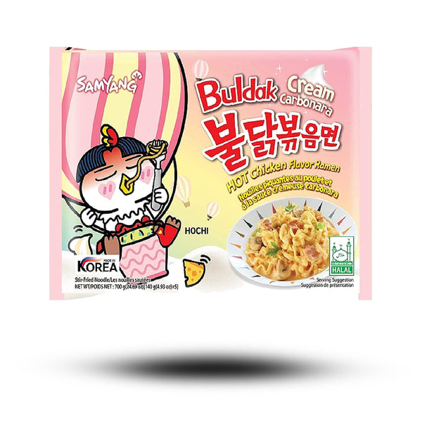 Samyang Buldak Hot Chicken Ramen Cream Carbonara 140g