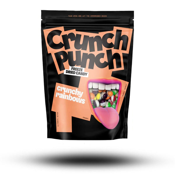 Crunch Punch Freeze Dried Candy Crunchy Rainbows 30g