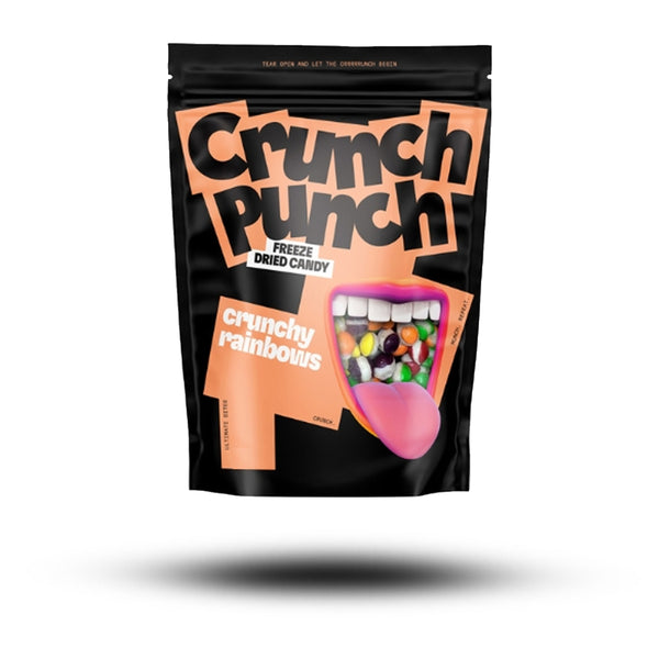 Crunch Punch Freeze Dried Candy Crunchy Rainbows 100g