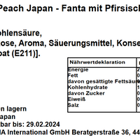 Fanta White Peach Japan 300ml