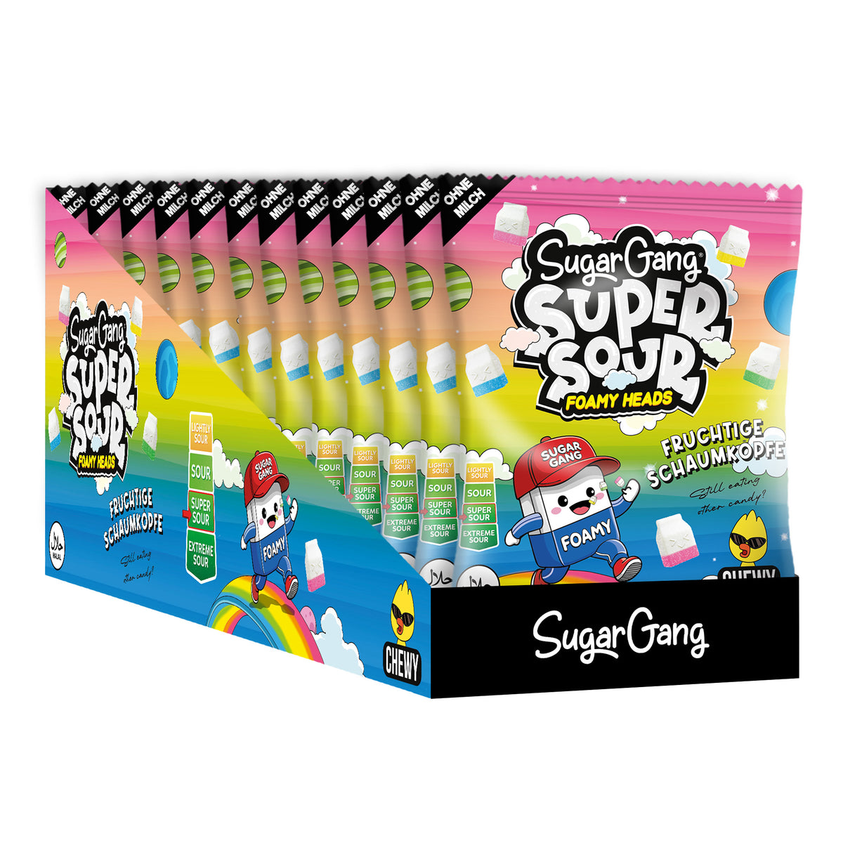 SugarGang Foamy Heads 12x90g