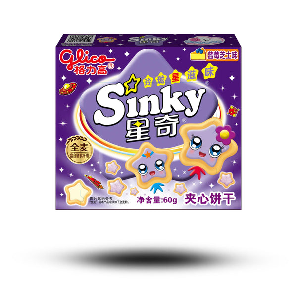 Glico Sinky Blueberry Cheese Biscuit 60g