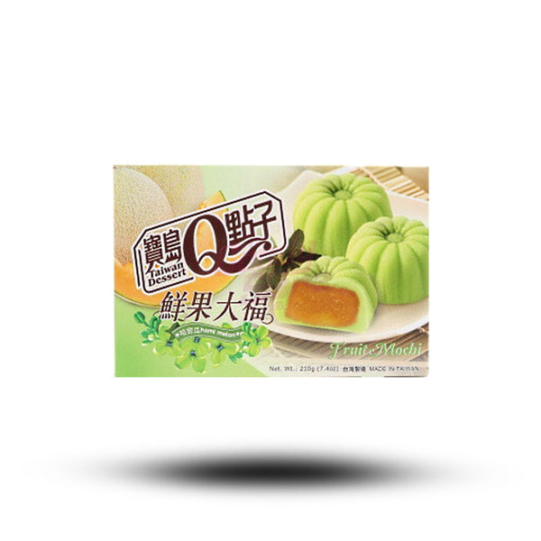 TaiwanDesserts Fruit Mochi Hami Melon 210g