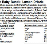 Hostess Baby Bundts Lemon Drizzle 284g
