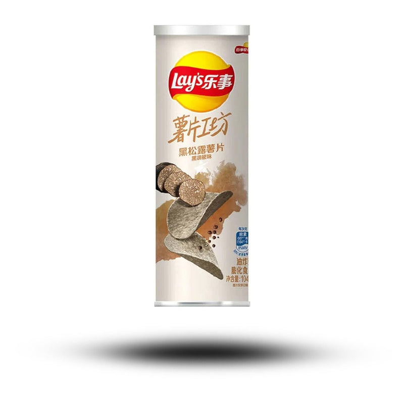 Lays Stax Black Truffle Black Pepper 104g