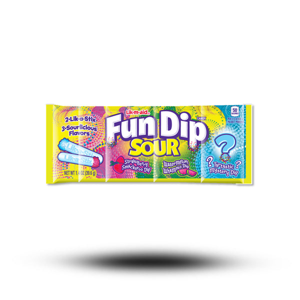 Lik-M-Aid Fun Dip Sour 40g MHD:23.09.2023