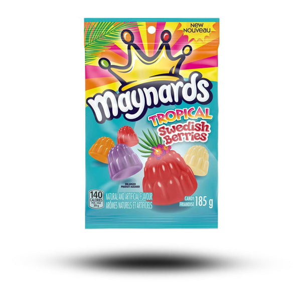 Maynards Tropical Swedish Berries 185g || MHD: 17.03.2023