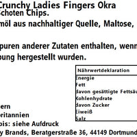Crunchy Ladies Fingers Okra 40g