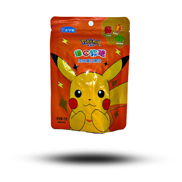 Pokémon Soft Sweets Orange, Strawberry & Green Apple Asia 75g