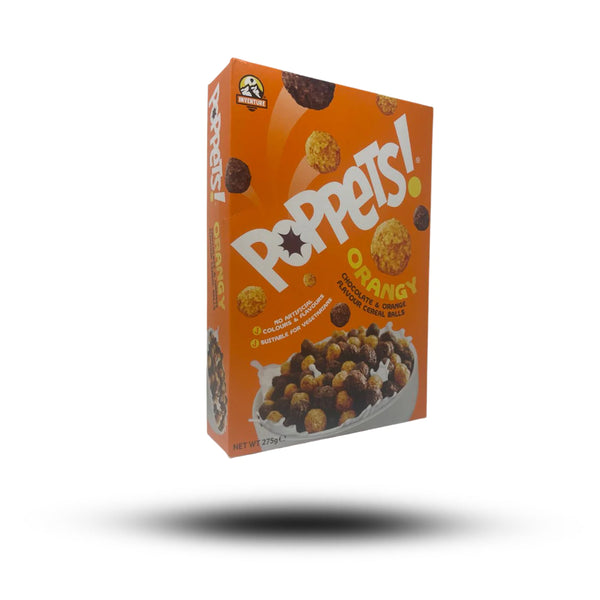 Inventure Poppets Orange & Cocoa Balls Cereal 275g