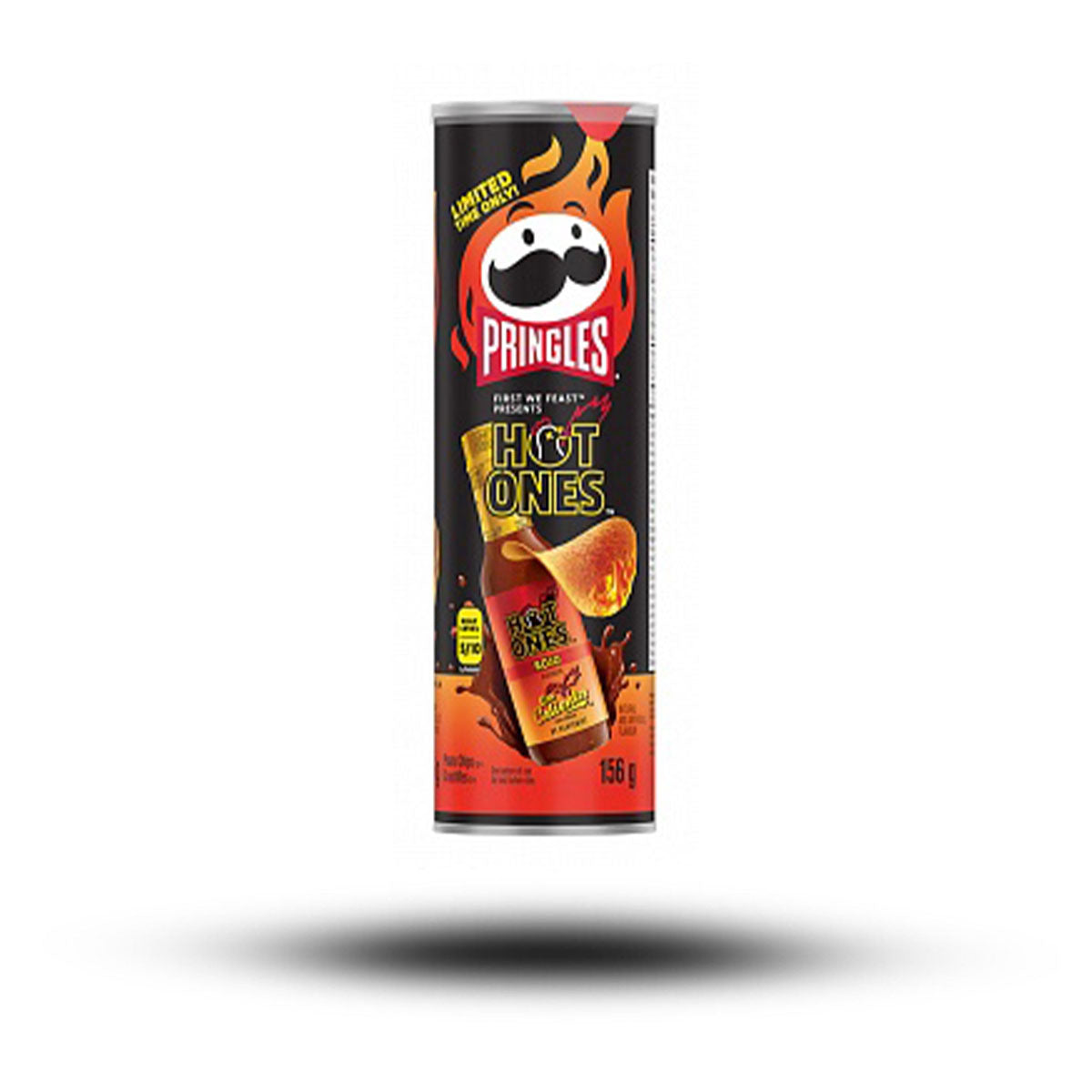 Pringles Hot Ones Los Calientes Rojo 156g