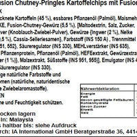 Pringles Fusion Chutney 156g