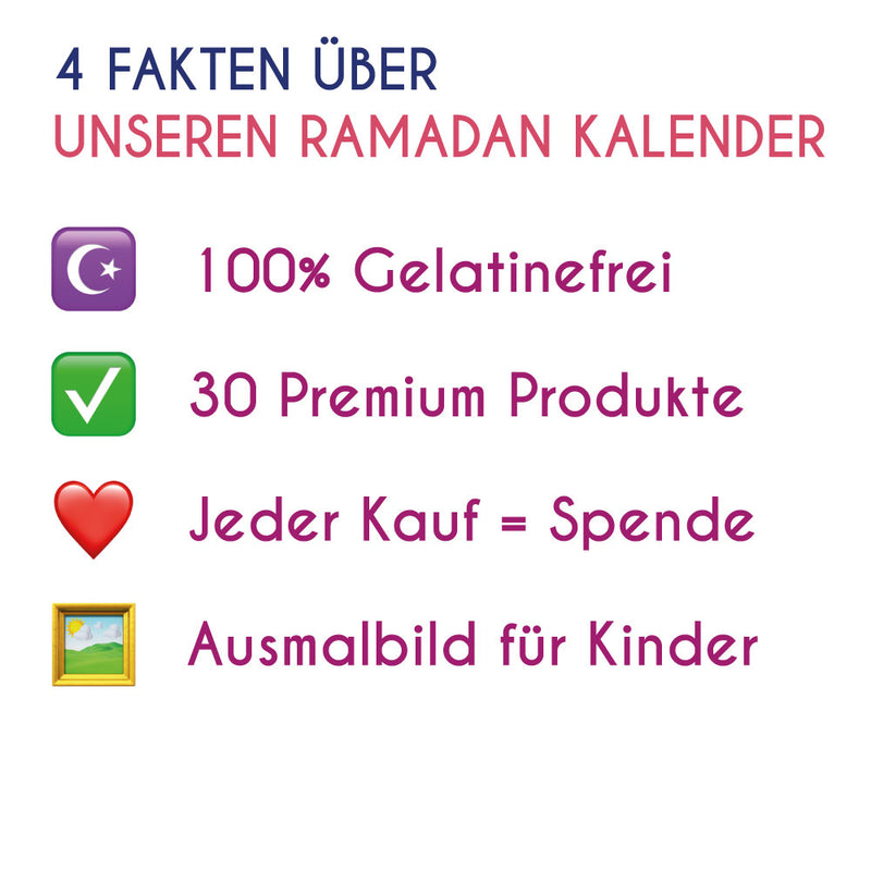 Mini Ramadan Kalender || Spätbucher-Rabatt || Lieferung nach Ramadanbeginn