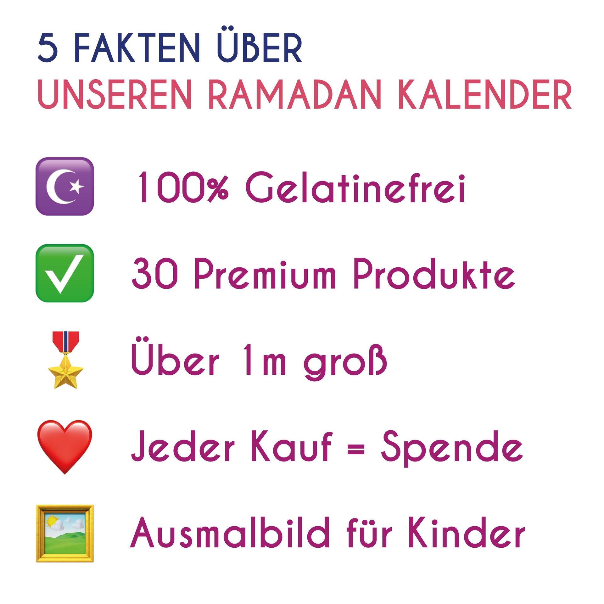 Ramadan Kalender XL – lorevent-shop