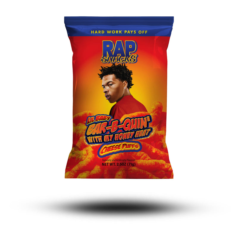 Rap Snacks Lil Baby BBQ Heat Cheese Puffs 71g