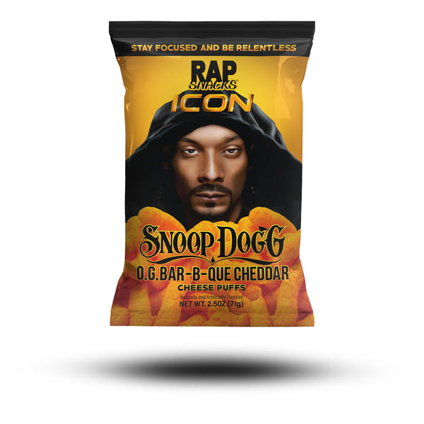 Rap Snacks Snoop Dogg BBQ Cheddar Puffs 71g