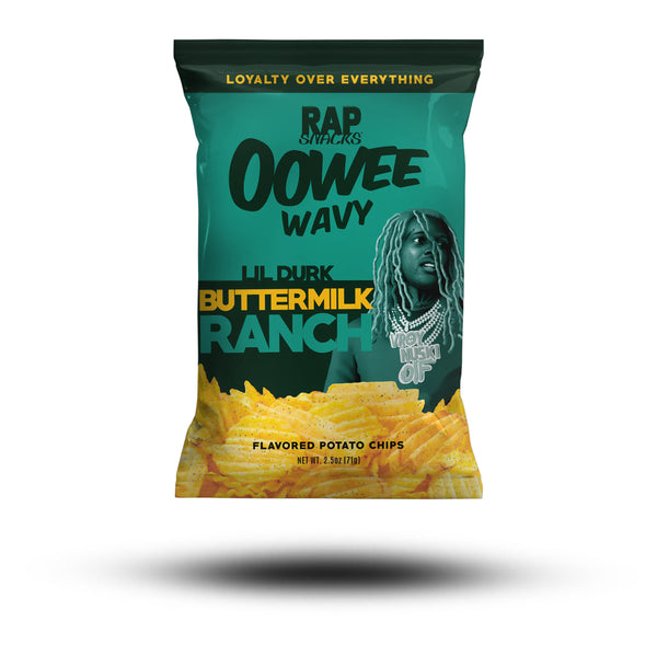 Rap Snacks Lil Durk Buttermilk Ranch Oowee Wavy 71g