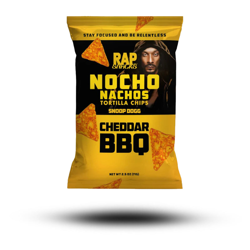 Rap Snacks Snoop Dogg Cheddar BBQ Nocho Nachos 71g