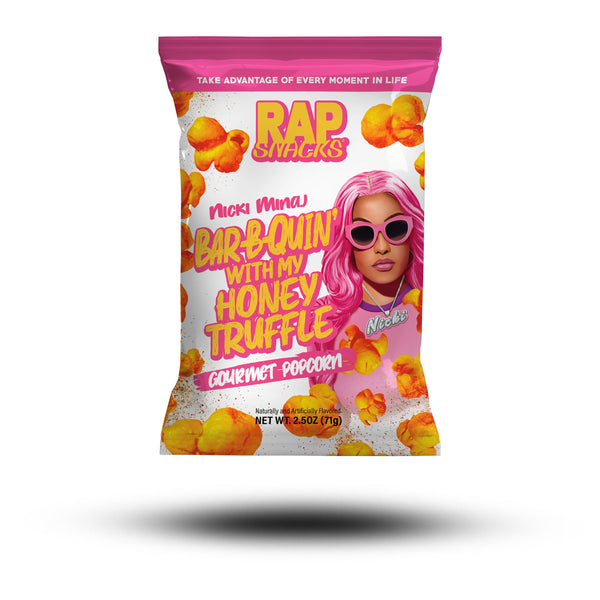 Rap Snacks Nicki Minaj Bar-B-Quin with my Honey Gourmet Popcorn 71g (MHD: 18.07.24)