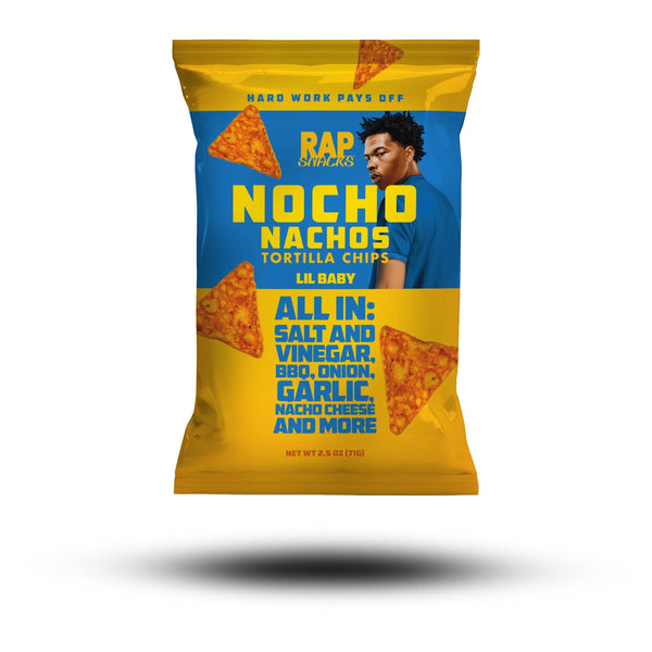 Rap Snacks Nocho Nachos Lil Baby Tortilla Chips 71g