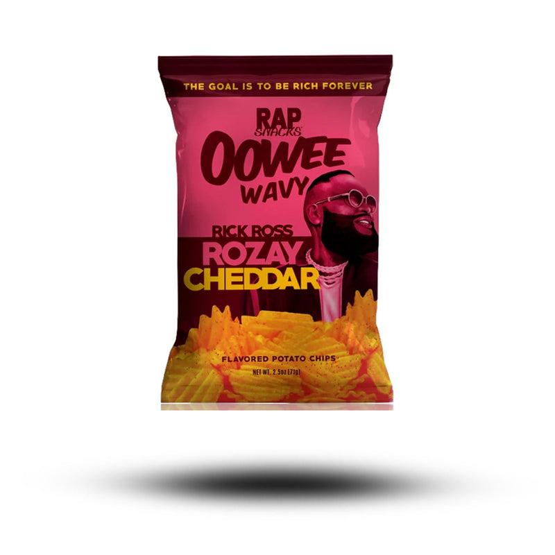 Rap Snacks Oowee Wavy Rick Ross Roozay Cheddar 71g (MHD:25.07.24)