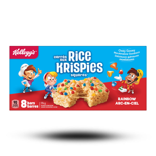 Kelloggs Rice Krispies Squares Rainbow 176g