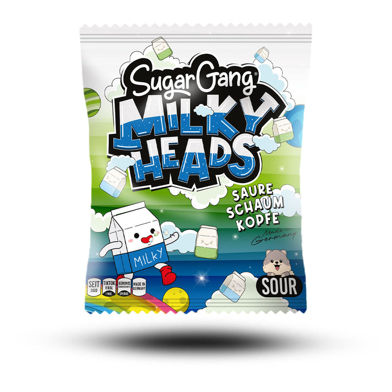 SugarGang Milky Heads 105g Halal ⭐️