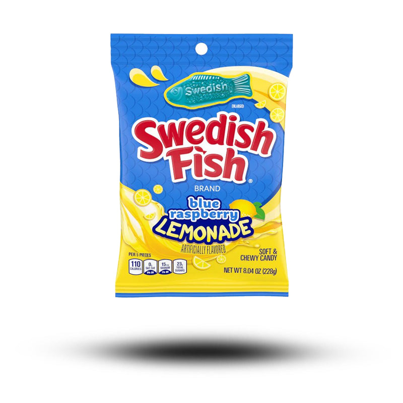 Swedish Fish Blue Raspberry Lemonade 228g