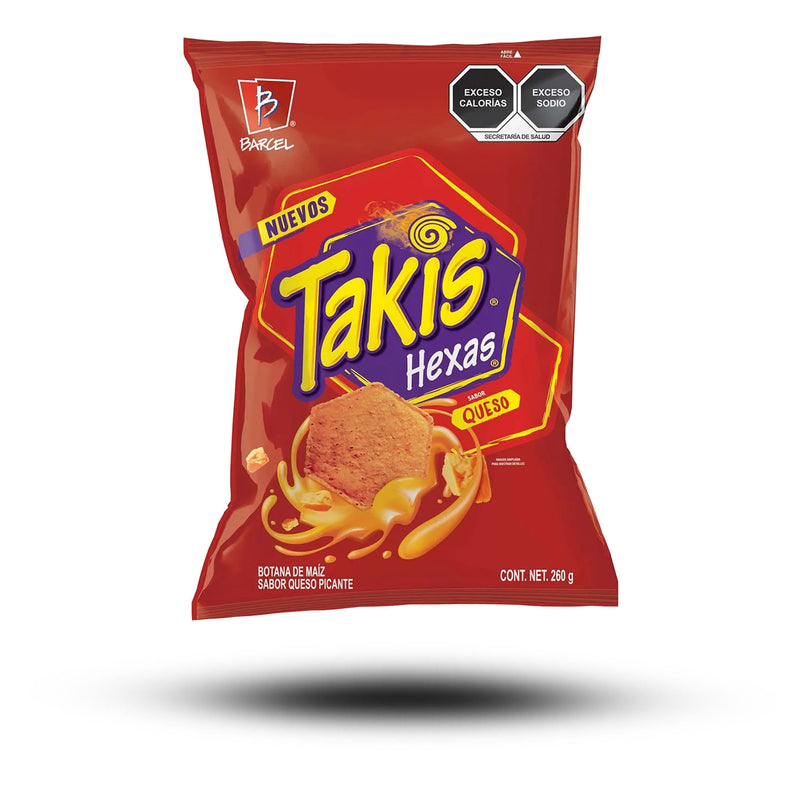 Takis Hexas Queso 260g (MHD:26.08.2024)