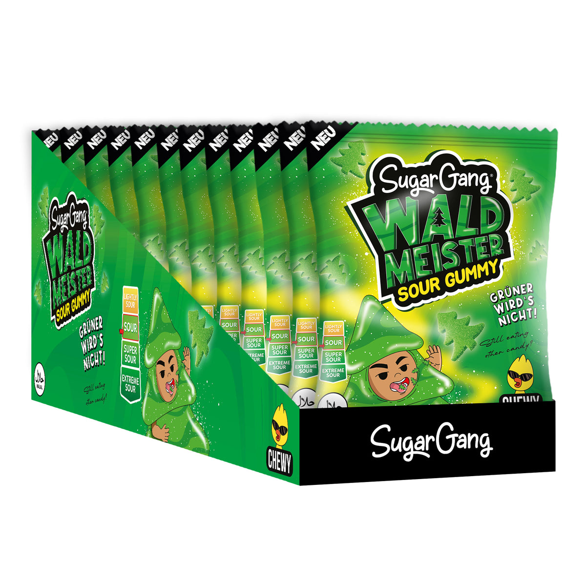 SugarGang Waldmeister Gummies 12x90g