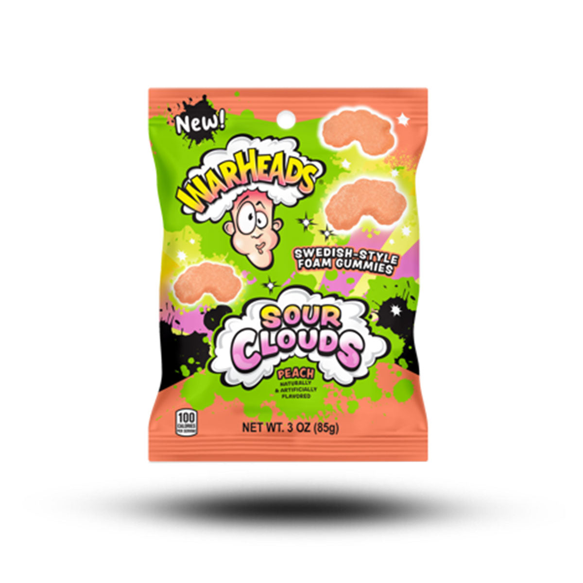 Warheads Sour Clouds Peach 85g