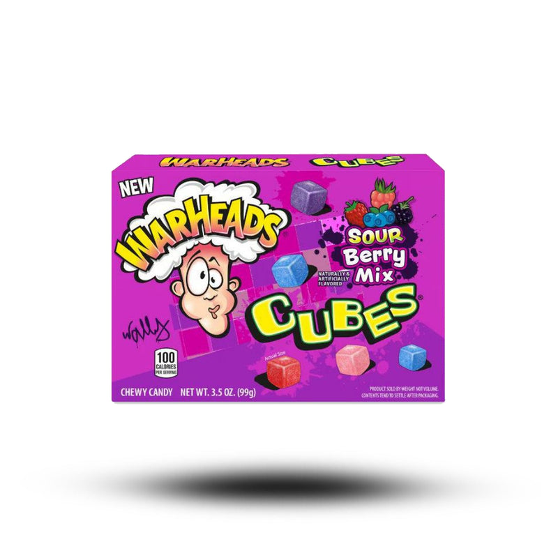 Warheads Cubes Sour Berry Mix 99g