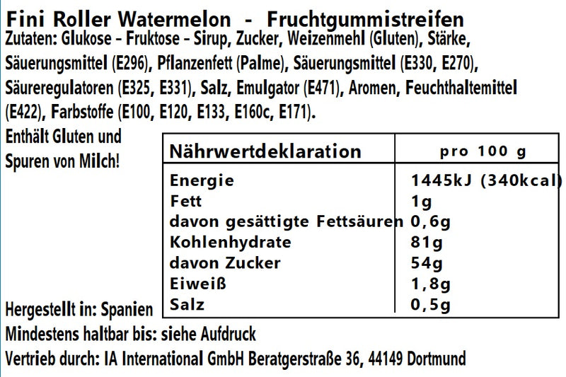 Fini Roller Watermelon 20g