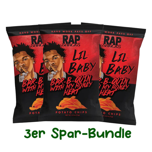 Rap Snacks Lil Baby Bar-B-Quin - 3er Spar Bundle