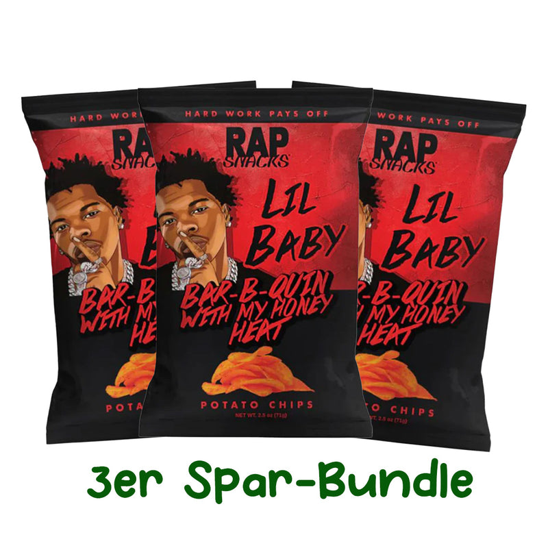 Rap Snacks Lil Baby Bar-B-Quin - 3er Spar Bundle