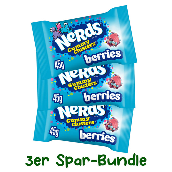 Nerds Gummy Clusters Verry Berry - 3er Spar Bundle