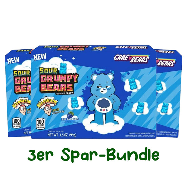 Warheads Sour Grumpy Bears - 3er Spar Bundle