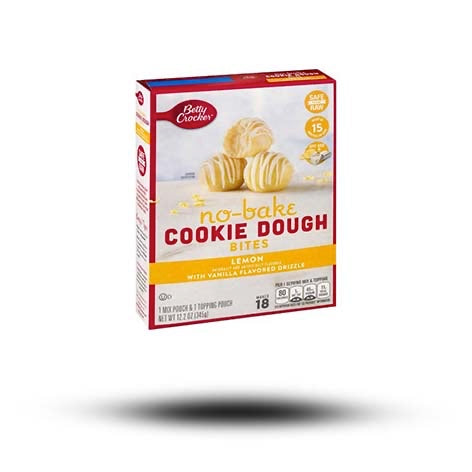 Betty Crocker no-bake bites Cookie Dough lemon Backmischung 345g