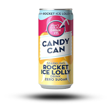 Candy Can Sparkling Rocket Ice Lolly Zero Sugar 330ml