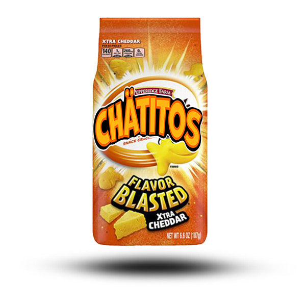 Chätitos Crackers Flavor Blasted Xtra Cheddar 187g