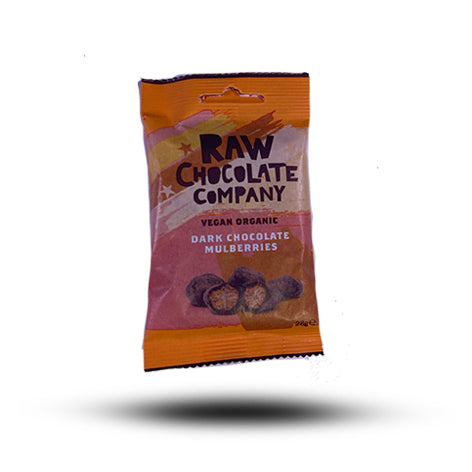 Chocolate Mulberries Snack Pack Vegan Organic 28g