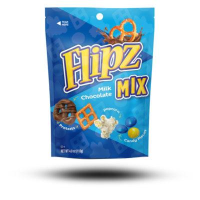 Süßigkeiten aus aller Welt, amerikanische Süßigkeiten, internationale Süßigkeiten, Süßigkeiten bestellen, Sweets online, Schokolade aus aller Welt, American Sweets, Flipz Milk Chocolate Snack Mix