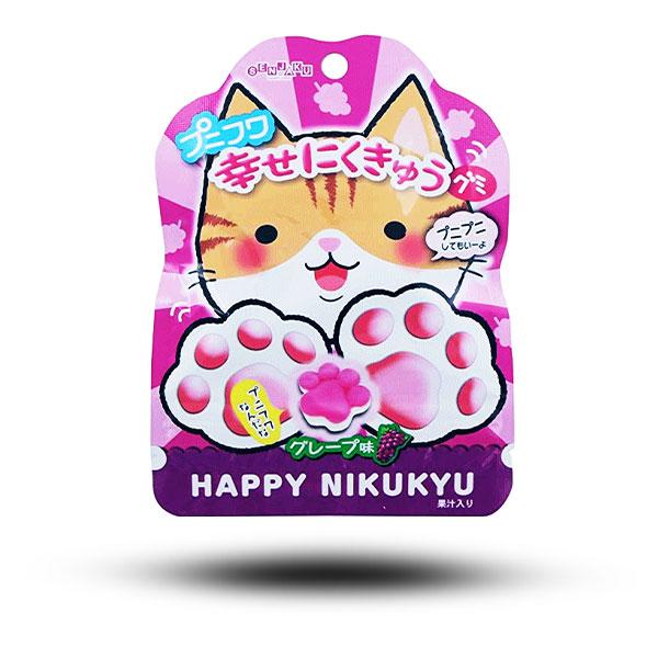 Happy Nikukyu Cat & Dogs Paw Gummies Grape 30g