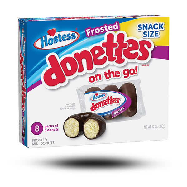 Süßigkeiten aus aller Welt, amerikanische Süßigkeiten, Süßigkeiten bestellen, Sweets online, internationale Süßigkeiten, Kekse und Kuchen aus aller Welt, American Sweets, Hostess Frosted Chocolate Donettes On The Go