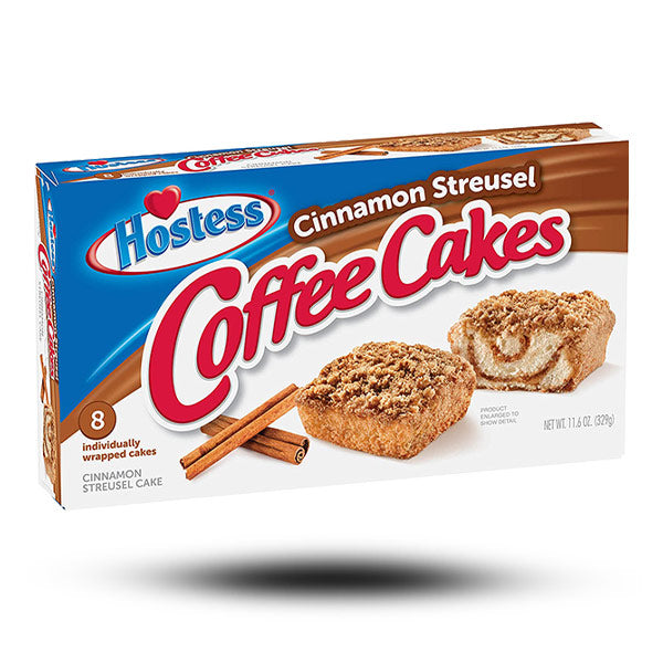 Süßigkeiten aus aller Welt, amerikanische Süßigkeiten, Süßigkeiten bestellen, Sweets online, internationale Süßigkeiten, Kekse und Kuchen aus aller Welt, American Sweets, Hostess Coffee Cakes Cinnamon Streusel