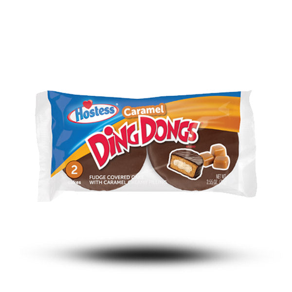 Süßigkeiten aus aller Welt, amerikanische Süßigkeiten, Süßigkeiten bestellen, Sweets online, internationale Süßigkeiten, Kekse und Kuchen aus aller Welt, American Sweets, Hostess Ding Dong Caramel